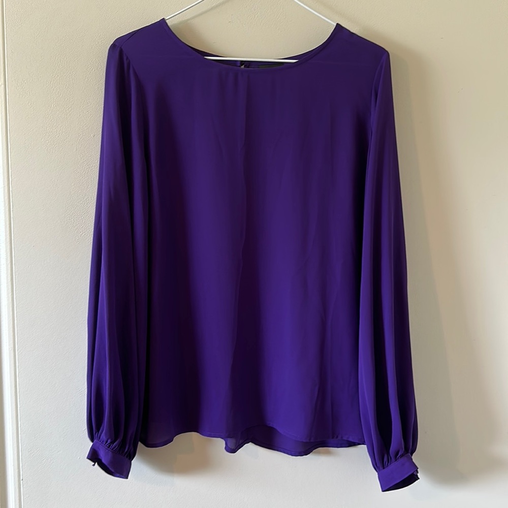 Purple dress blouse